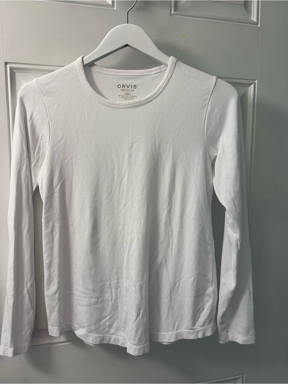 Orvis Women's Long Sleeve Crewneck Tee - White
